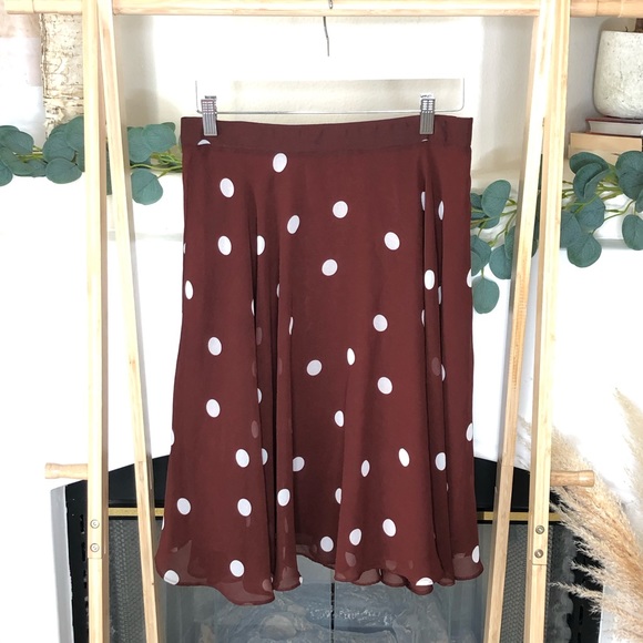 Ann Taylor Dresses & Skirts - Ann Taylor Polka Dot Skirt